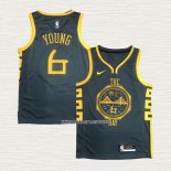 Nick Young NO 6 Camiseta Golden State Warriors Ciudad 2018-19 Azul