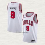 Nikola Vucevic NO 9 Camiseta Chicago Bulls Association Blanco