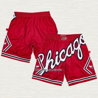 Pantalone Chicago Bulls Mitchell & Ness Rojo