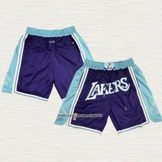 Pantalone Los Angeles Lakers Ciudad Just Don 2021-22 Violeta