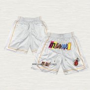 Pantalone Miami Heat Ciudad Just Don 2022-23 Blanco