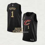 Rajon Rondo NO 1 Camiseta Cleveland Cavaliers Statement 2022-23 Negro