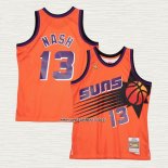 Steve Nash NO 13 Camiseta Phoenix Suns Mitchell & Ness 1996-97 Naranja