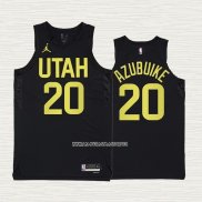 Udoka Azubuike NO 20 Camiseta Utah Jazz Statement 2022-23 Negro