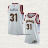 Vlatko Cancar NO 31 Camiseta Denver Nuggets Ciudad 2022-23 Blanco