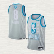 Zach LaVine NO 8 Camiseta Chicago Bulls All Star 2022 Gris