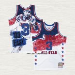 Allen Iverson NO 3 Camiseta All Star 2003 Mitchell & Ness Blanco