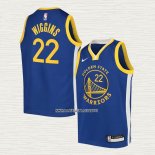 Andrew Wiggins NO 22 Camiseta Nino Golden State Warriors Icon Azul