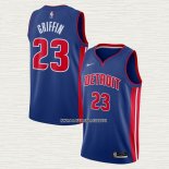 Blake Griffin NO 23 Camiseta Detroit Pistons Icon 2020-21 Azul