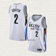 Blake Griffin NO 2 Camiseta Brooklyn Nets Ciudad 2022-23 Blanco