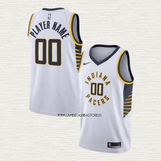 Camiseta Indiana Pacers Personalizada Association 2020-21 Blanco