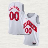 Camiseta Toronto Raptors Personalizada Association 2020-21 Blanco