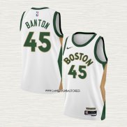 Dalano Banton NO 45 Camiseta Boston Celtics Ciudad 2023-24 Blanco
