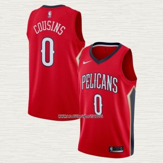 DeMarcus Cousins NO 0 Camiseta New Orleans Pelicans Statement Rojo