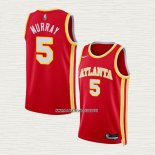 Dejounte Murray NO 5 Camiseta Atlanta Hawks Icon 2022-23 Rojo