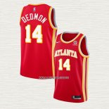 Dewayne Dedmon NO 14 Camiseta Atlanta Hawks Icon 2020-21 Rojo