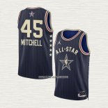 Donovan Mitchell NO 45 Camiseta Cleveland Cavaliers All Star 2024 Azul