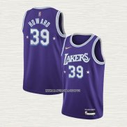 Dwight Howard NO 39 Camiseta Los Angeles Lakers Ciudad Edition 2021-22 Violeta