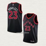 Fred Vanvleet NO 23 Camiseta Toronto Raptors Statement 2020-21 Negro