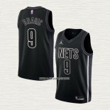 Goran Dragic NO 9 Camiseta Brooklyn Nets Statement 2022-23 Negro