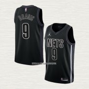 Goran Dragic NO 9 Camiseta Brooklyn Nets Statement 2022-23 Negro