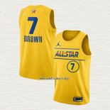Jaylen Brown NO 7 Camiseta Boston Celtics All Star 2021 Oro