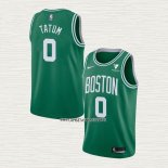 Jayson Tatum NO 0 Camiseta Boston Celtics Icon 2021-22 Verde