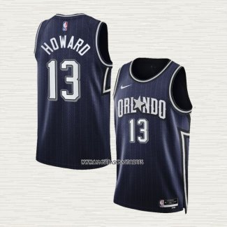 Jett Howard NO 13 Camiseta Orlando Magic Ciudad 2023-24 Azul