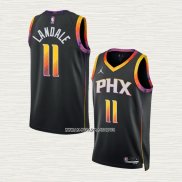 Jock Landale NO 11 Camiseta Phoenix Suns Statement 2022-23 Negro