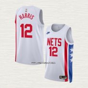 Joe Harris NO 12 Camiseta Brooklyn Nets Classic 2022-23 Blanco