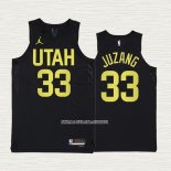 Johnny Juzang NO 33 Camiseta Utah Jazz Statement 2022-23 Negro
