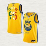 Juan Toscano-Anderson NO 95 Camiseta Golden State Warriors Statement Royal Special Mexico Edition 2022 Oro