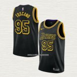 Juan Toscano-Anderson NO 95 Camiseta Los Angeles Lakers Mamba 2021-22 Negro