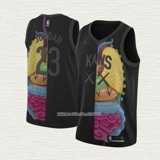 KAWS x Jordan x NBA Camiseta Negro