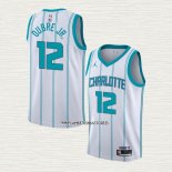 Kelly Oubre JR. NO 12 Camiseta Charlotte Hornets Association 2020-21 Blanco