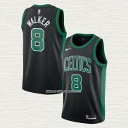 Kemba Walker NO 8 Camiseta Boston Celtics Statement 2019-20 Negro