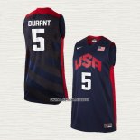 Kevin Durant NO 5 Camiseta USA 2012 Negro
