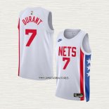 Kevin Durant NO 7 Camiseta Brooklyn Nets Classic 2022-23 Blanco