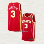 Kevin Huerter NO 3 Camiseta Atlanta Hawks Icon 2020-21 Rojo