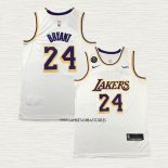 Kobe Bryant NO 24 Camiseta Los Angeles Lakers Association 2018-19 Blanco