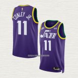 Kris Dunn NO 11 Camiseta Utah Jazz Classic 2023-24 Violeta