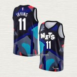 Kyrie Irving NO 11 Camiseta Brooklyn Nets Ciudad 2023-24 Negro