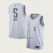 Luguentz Dort NO 5 Camiseta Oklahoma City Thunder Ciudad 2021-22 Blanco