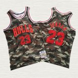 Michael Jordan NO 23 Camiseta Chicago Bulls Hardwood Verde