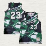 Michael Jordan NO 23 Camiseta Chicago Bulls Mitchell & Ness Verde