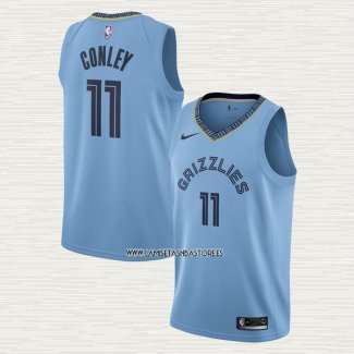 Mike Conley NO 11 Camiseta Memphis Grizzlies Statement Azul