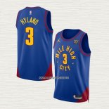 Nahshon Hyland NO 3 Camiseta Denver Nuggets Statement 2022-23 Azul