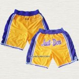 Pantalone Los Angeles Lakers Just Don Amarillo