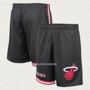 Pantalone Miami Heat Mitchell & Ness Negro