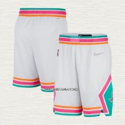 Pantalone San Antonio Spurs Ciudad 2021-22 Blanco